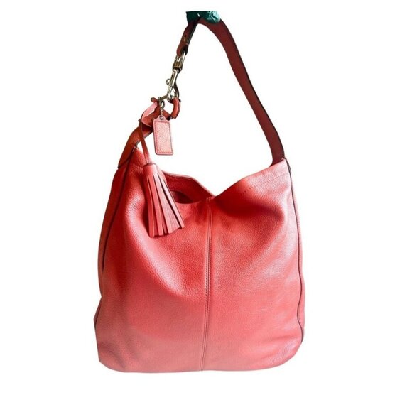 Coach Avery Pebbled Leather Large Hobo Bag (Sienna) - Picture 2 of 8